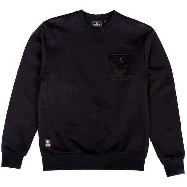 Merlin Merlin Hagley Utility Sweatshirt - Black